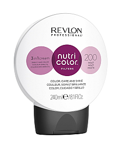 Revlon Professional Nutri Color Filters - Прямой краситель без аммиака, оттенок 200 Фиолетовый, 240 мл